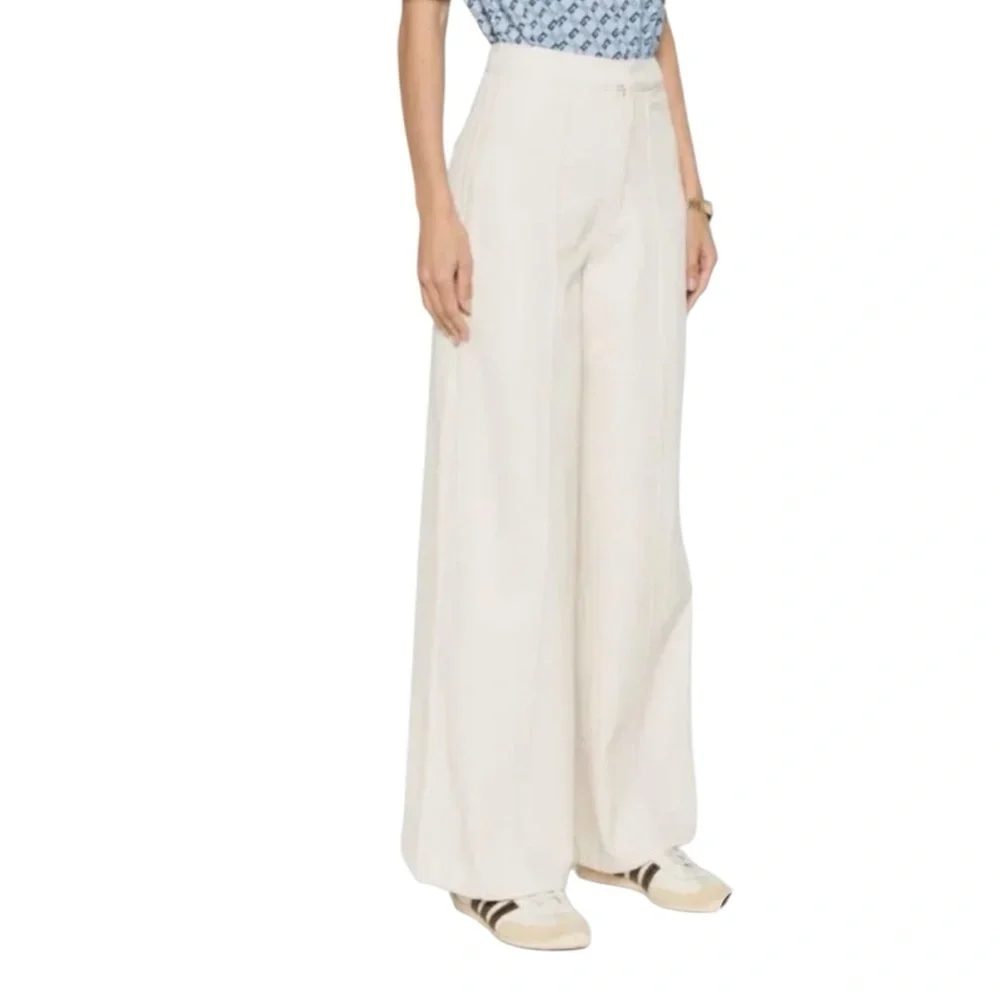 NWT Womens adidas Montreal jeans. Wide leg. Measured 16.5” waist. 31.5” inseam. - Picture 2 of 10